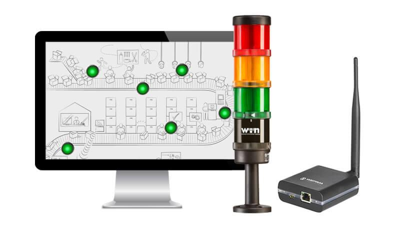 Outils andon en secteur industriel