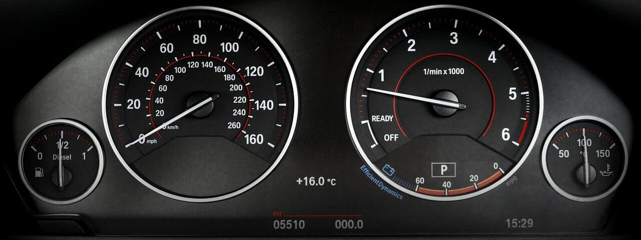 Tableau de bord d'une voiture