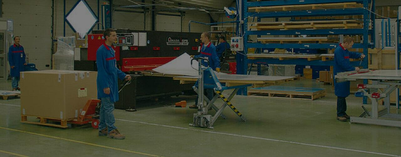 Just-in-time production plant